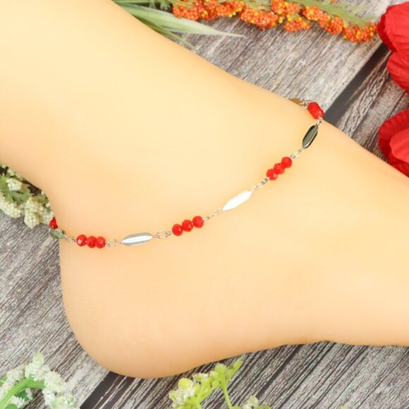 "Elegant Handmade Anklet – Delicate Jewelry for Women, MAR091124 - Picture 5 of 10